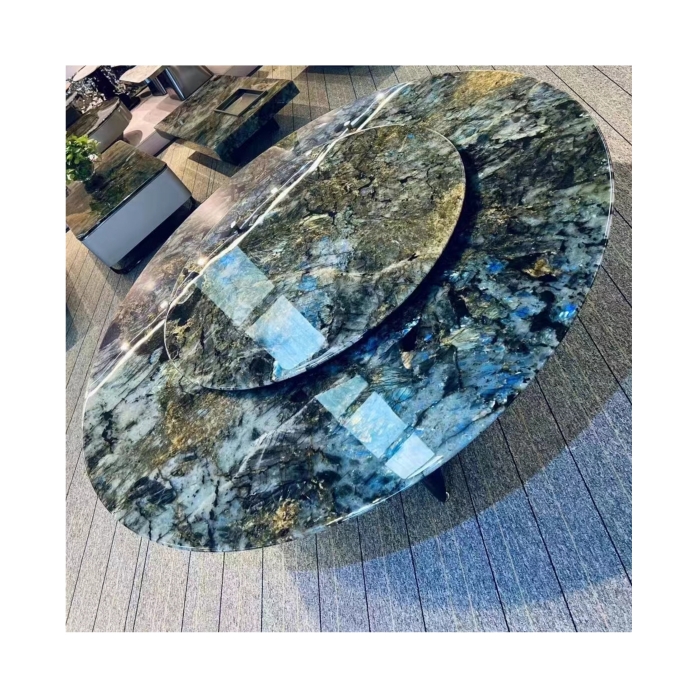 Labradorite Blue Granite Blue Emerald Granite Table 5