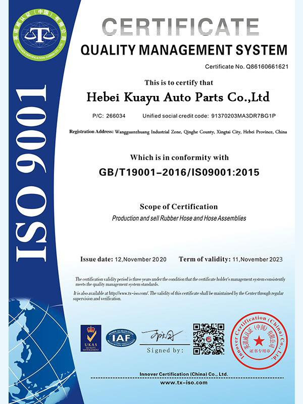 ISO9001 Certificate
