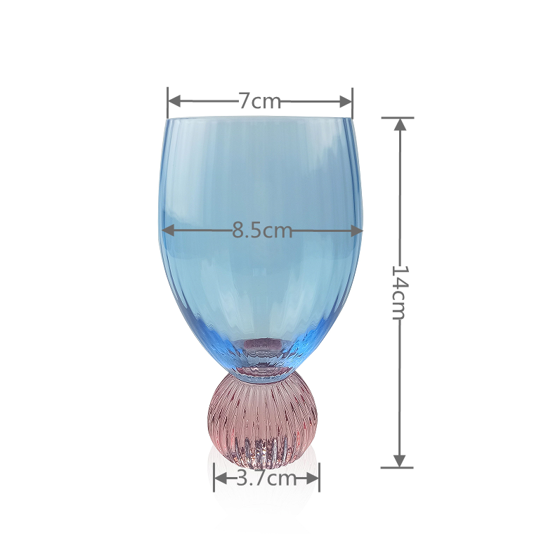 Colored Wine Glass