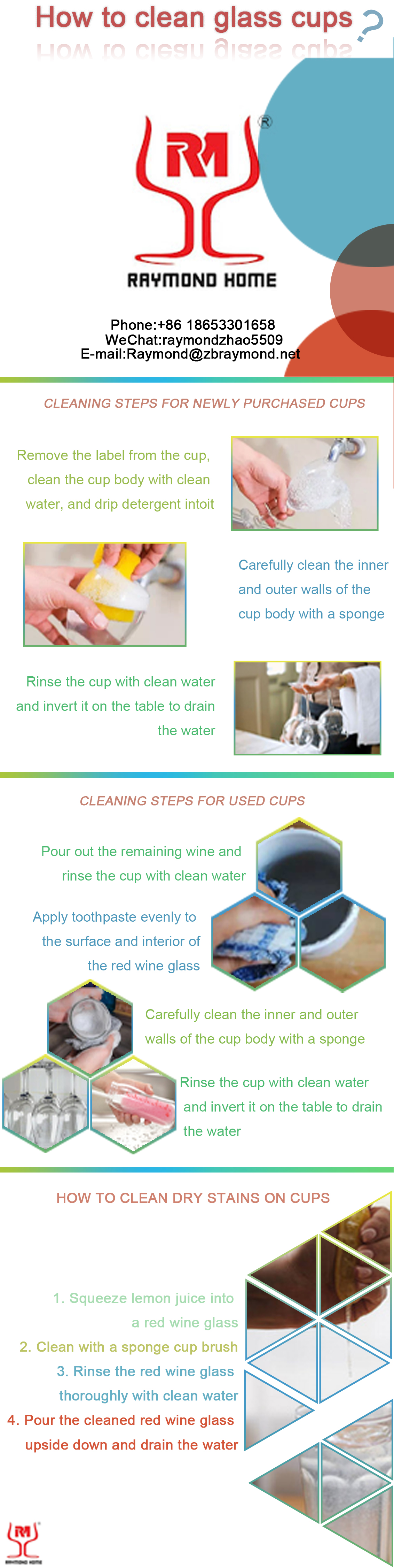 Cleaning glass cups