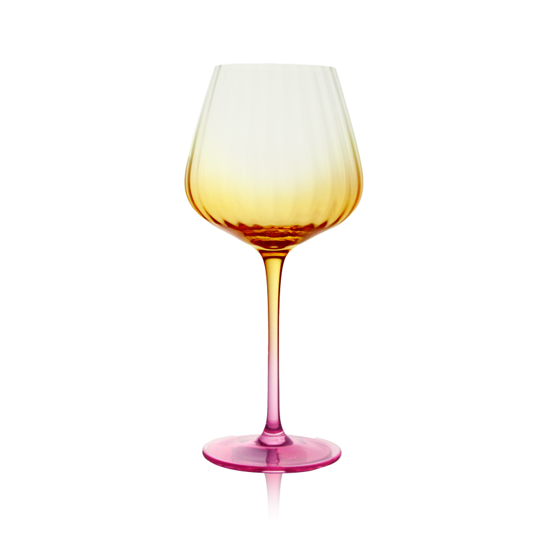 crystal wine glass