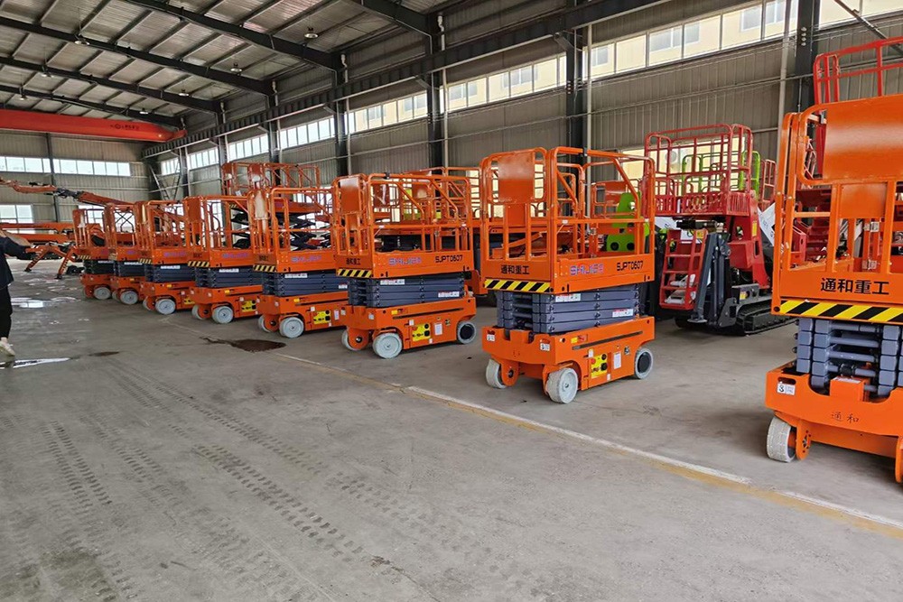 6 meters crawler shear fork aerial work platform