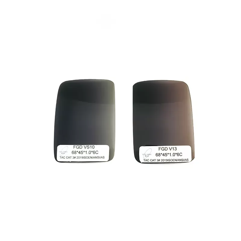 Xiamen Factory uv400 Custom Mirrored Coating Lens Polarized TAC Polarized Sunglass Lens