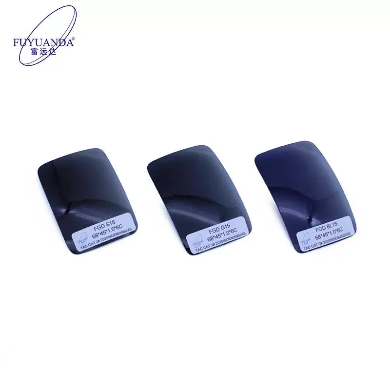 Xiamen Factory uv400 Custom Mirrored Coating Lens Polarized TAC Polarized Sunglass Lens