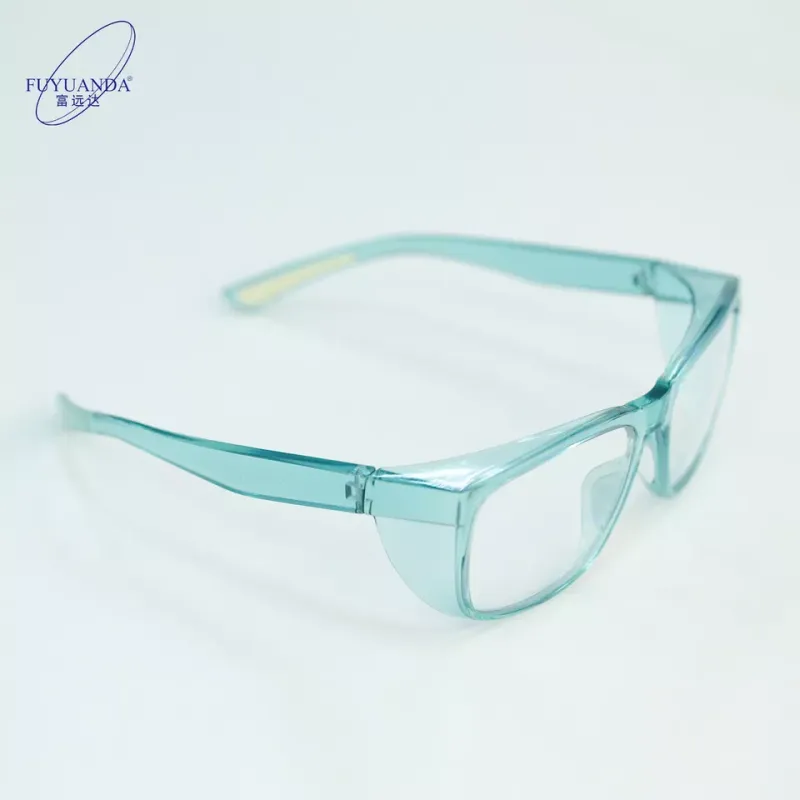 anti scratch eye protection blue comfortable safety google glasses for men