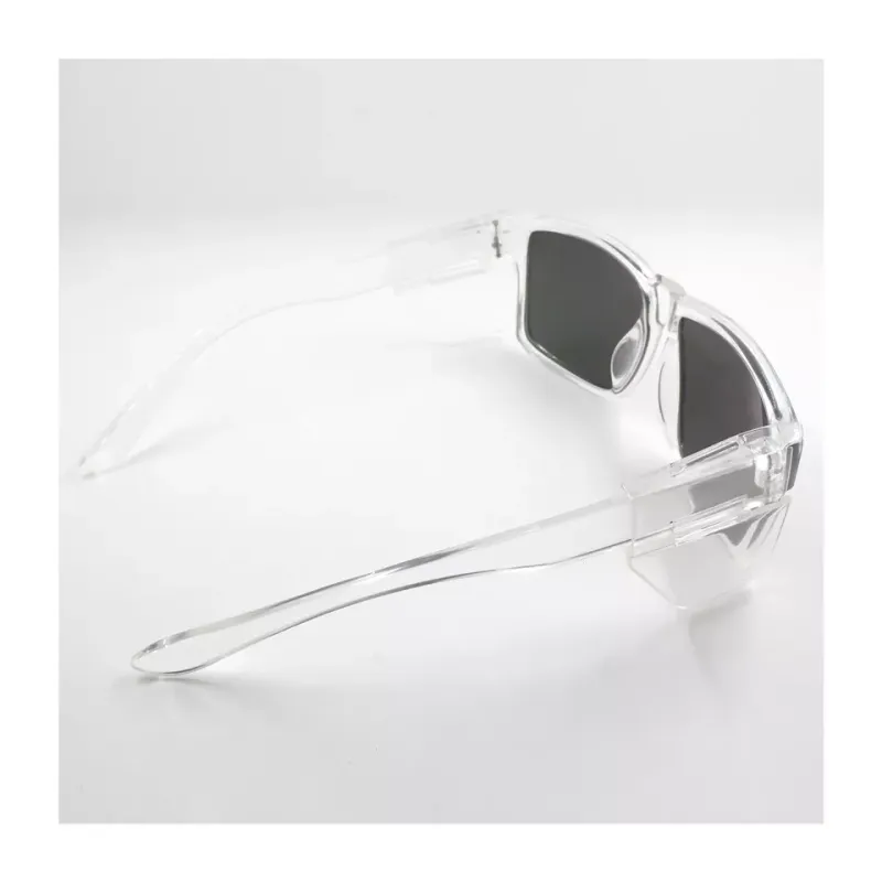 新型侧防护安全太阳镜防雾安全眼镜带侧护罩