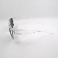 新型侧防护安全太阳镜防雾安全眼镜带侧护罩