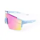 Uv400 Sport Sunglasses Custom Logo Printed Mens Polarized Sunglasses