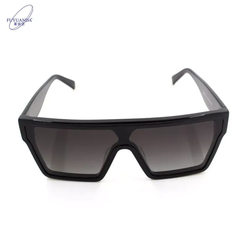 Oem Custom Luxury Sunglasses Acetate Polarized Oversized Handmade Rectangle Thick Square Custom Acetate Sunglasses 2022