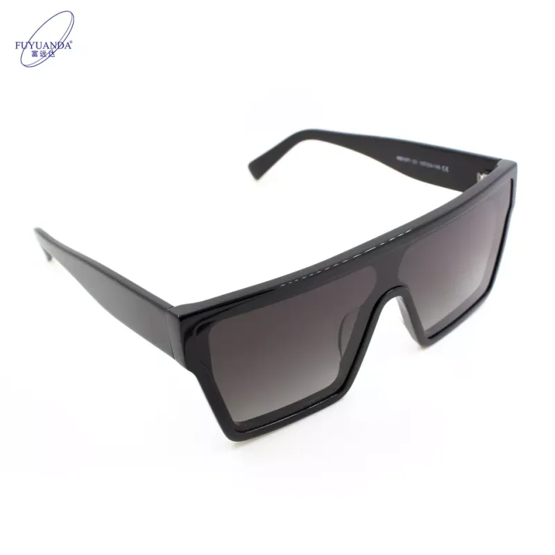 Oem Custom Luxury Sunglasses Acetate Polarized Oversized Handmade Rectangle Thick Square Custom Acetate Sunglasses 2022