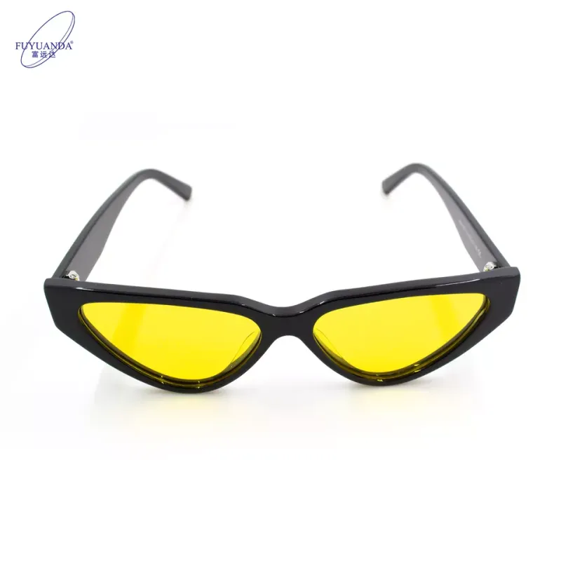 Luxury Designer Acetate Sunglasses Cat Eye Custom Unisex Sunglasses Men Tac Polarized Sunglasses Uv400