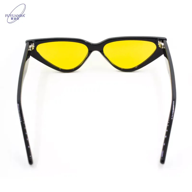 Luxury Designer Acetate Sunglasses Cat Eye Custom Unisex Sunglasses Men Tac Polarized Sunglasses Uv400
