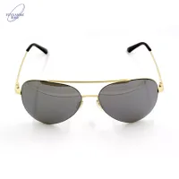 2022 2023 Custom Fashionable Sun Glasses Metal Sunglasses lenses Men Women