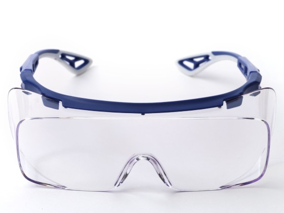 防雾安全眼镜眼睛保护带定制徽标，防花粉 UV400 安全工作眼镜