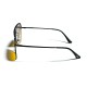 Double Bridge Rimless One-Piece Gradient Lens UV Protection Sunglasses