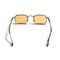 The Retro Narrow Square High Quality Metal Frames Sunglasses