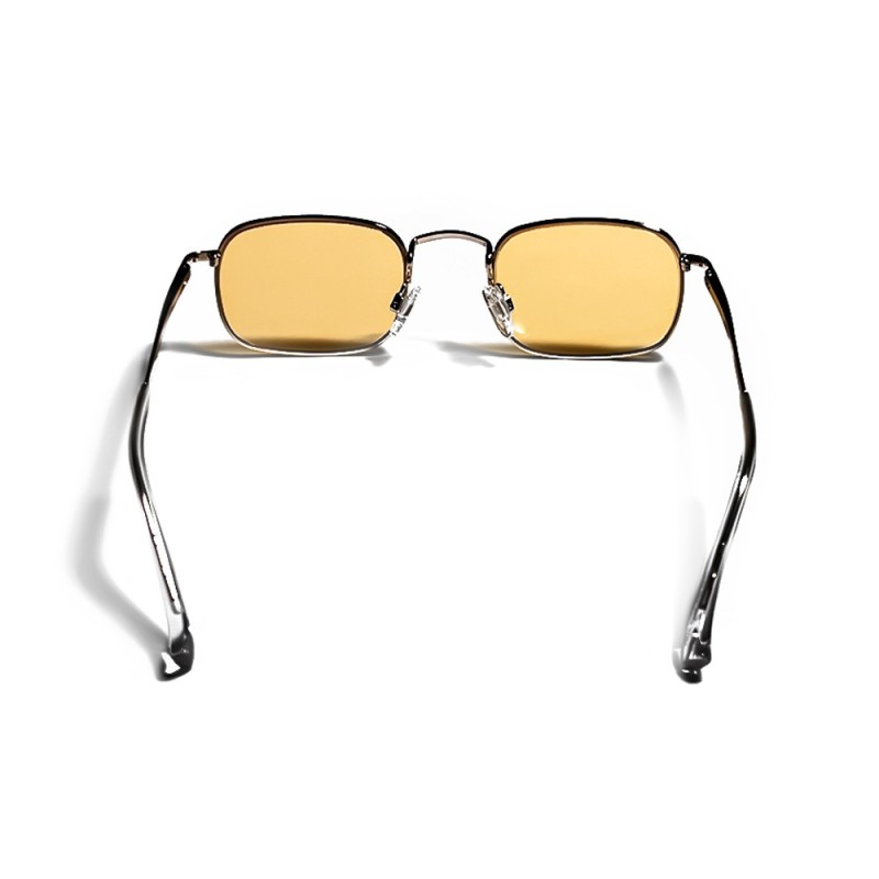 The Retro Narrow Square High Quality Metal Frames Sunglasses