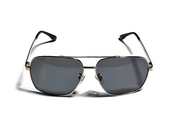 Minimalist Double Bridge Metal Frame Square Unisex Sunglasses