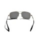 Minimalist Double Bridge Metal Frame Square Unisex Sunglasses