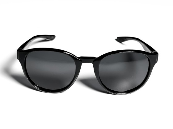 Black Fashion Trendy Style Round Frame Non-Slip Uv400 Protection Customized Sunglasses