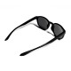 Black Fashion Trendy Style Round Frame Non-Slip Uv400 Protection Customized Sunglasses