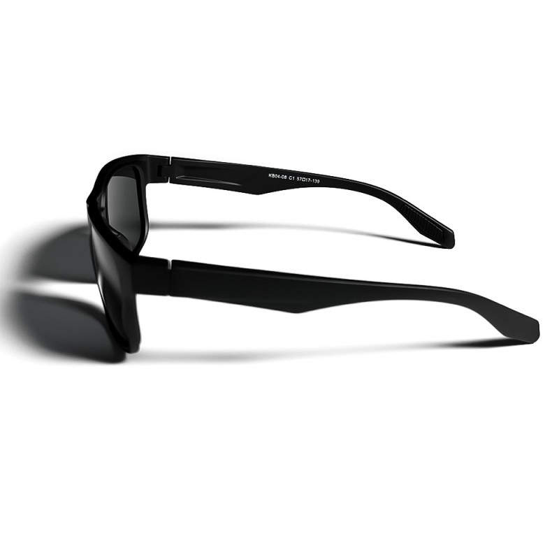 黑框防滑鼻托高品质矩形太阳镜