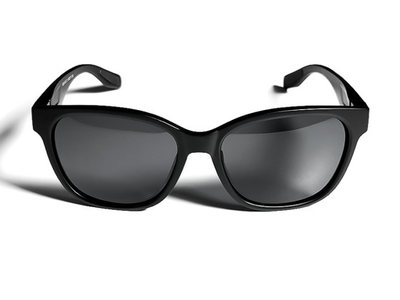 黑色奢华时尚圆框防滑深色太阳镜