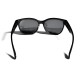 Black Luxury Fashion Round Frame Non-Slip Dark Sunglasses