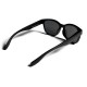 Black Luxury Fashion Round Frame Non-Slip Dark Sunglasses