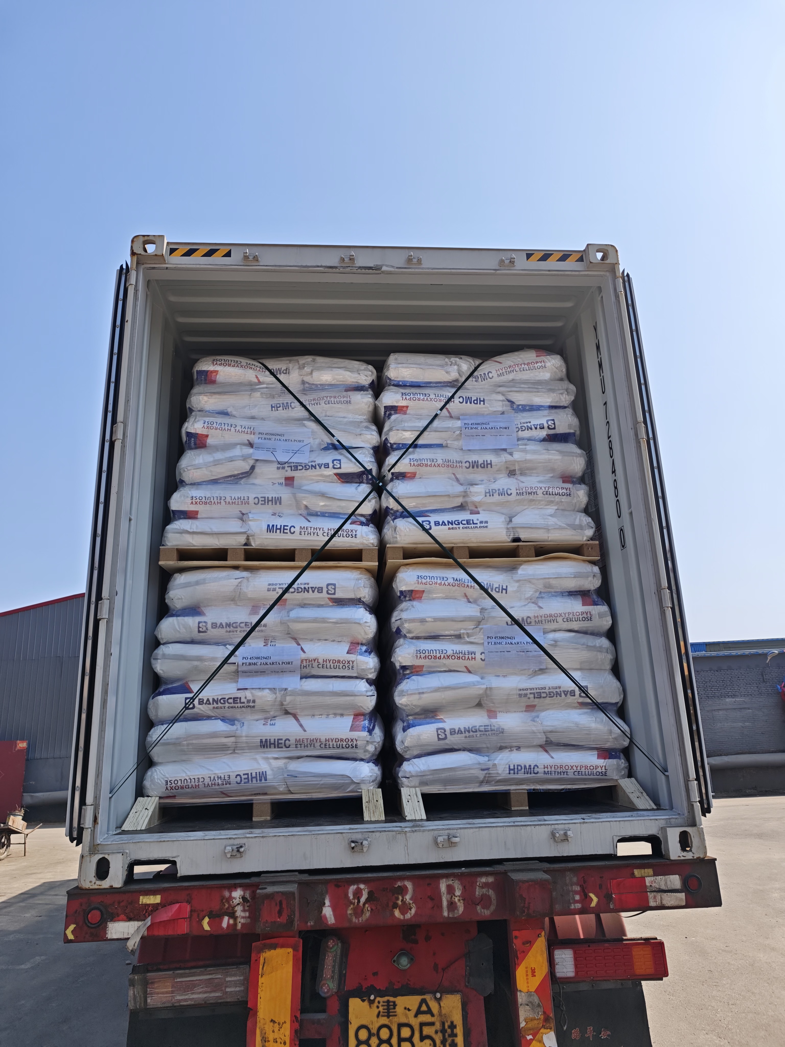 BANGCEL® HPMCMHECRDP Outbound transportati on