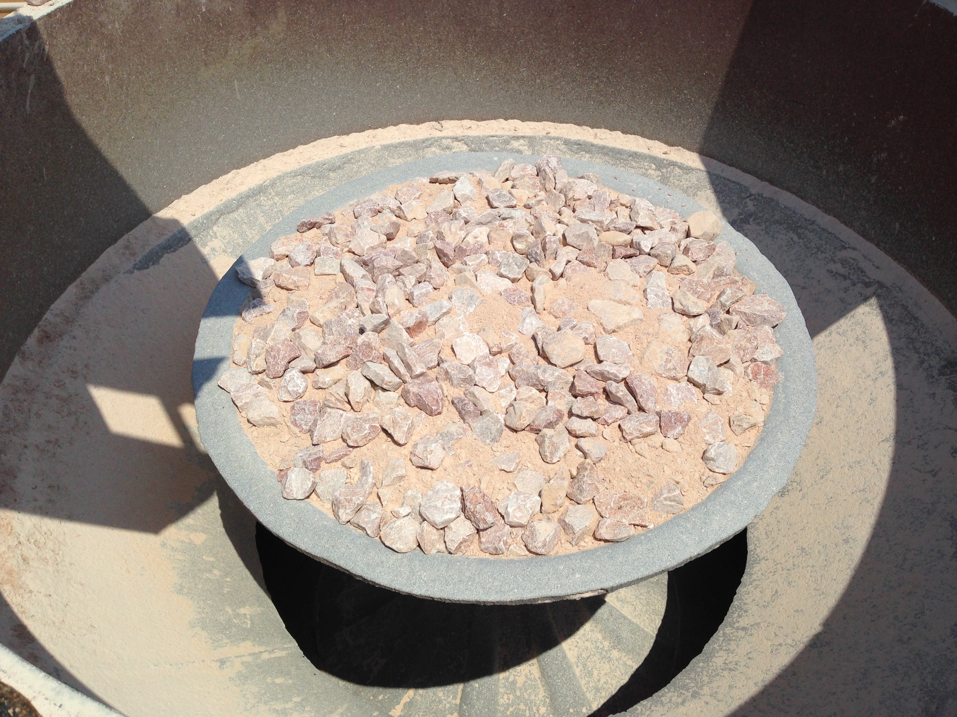 Qual é o equipamento para cada etapa da pedra à areia?