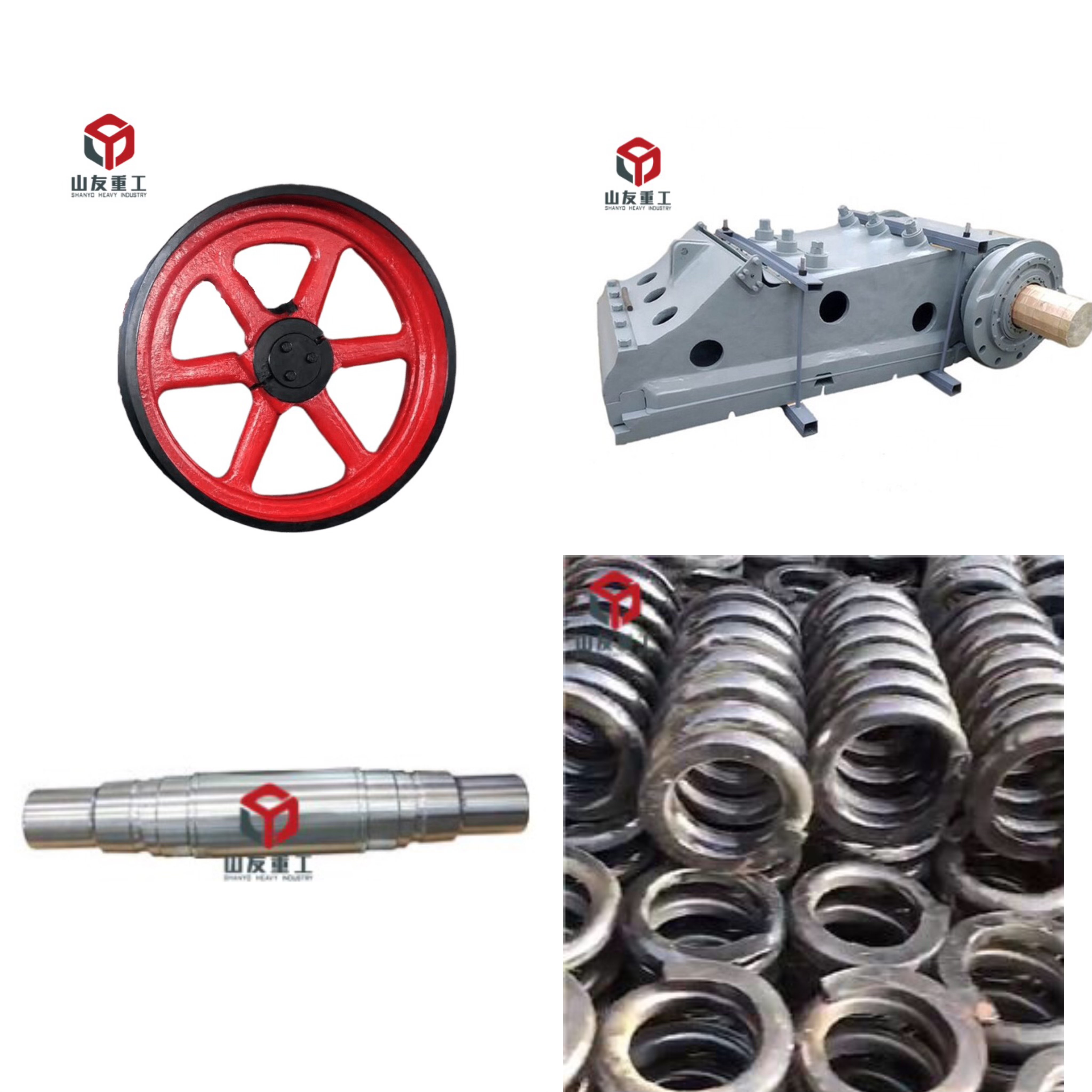 Jaw crusher wearing parts dissection bearing how to choose the main parts installation method