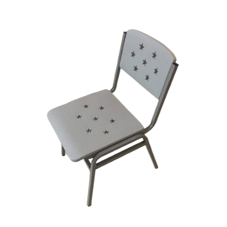 Simple Wooden Metal Classroom Chair For Student