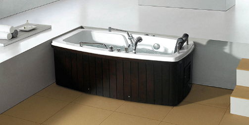 Hydro Massage Bathtub With Simple And Stylish Design