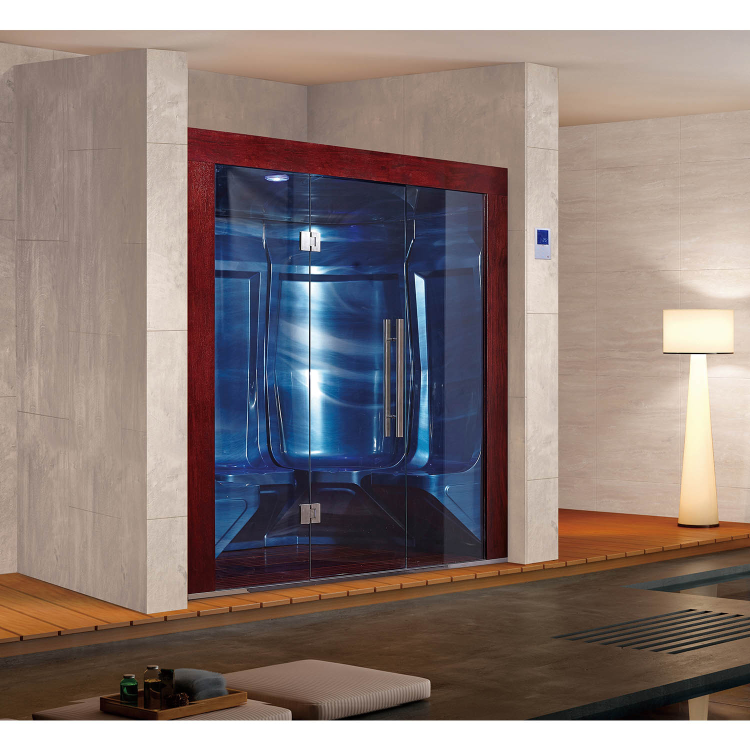 5 person self contained steam wet room WS-205ST(R5)-W