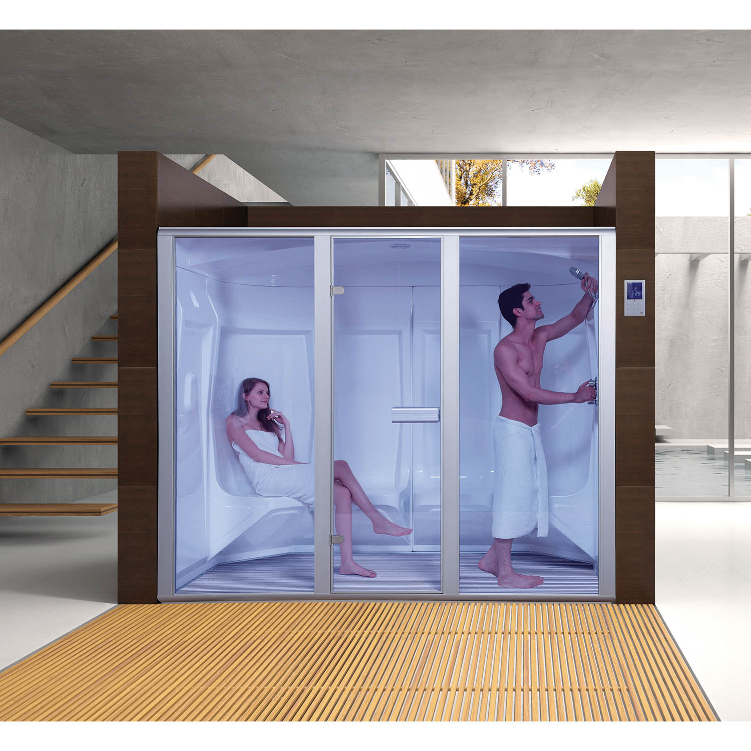 house freestanding 4 person steam room WS-210ST(P4)