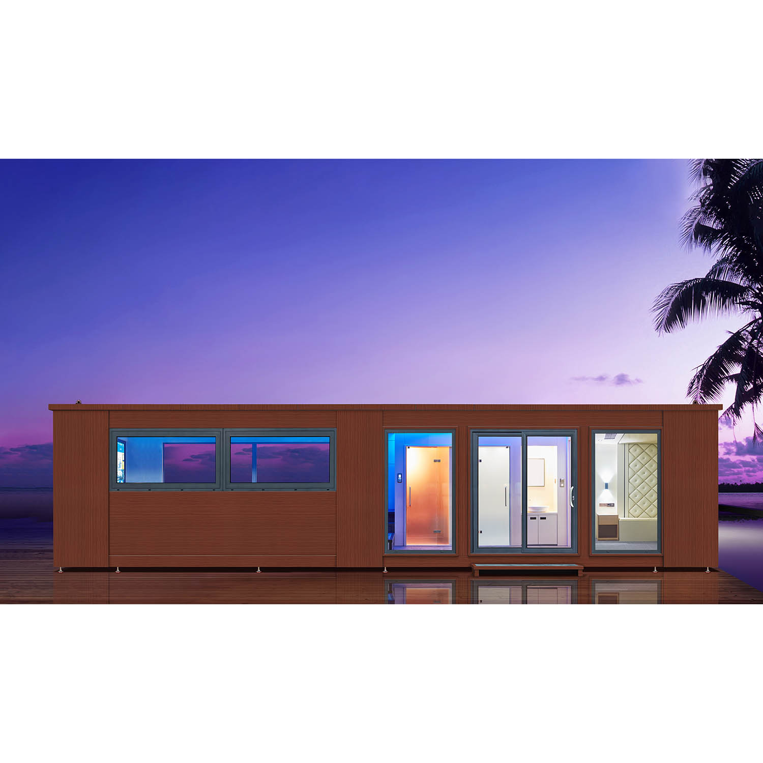 Luxury living customized expandable container house WS-Cube12