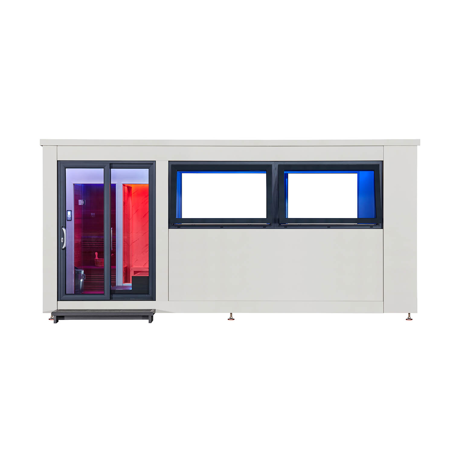 Fast build container house prefab house with swim spa WS-Cube6