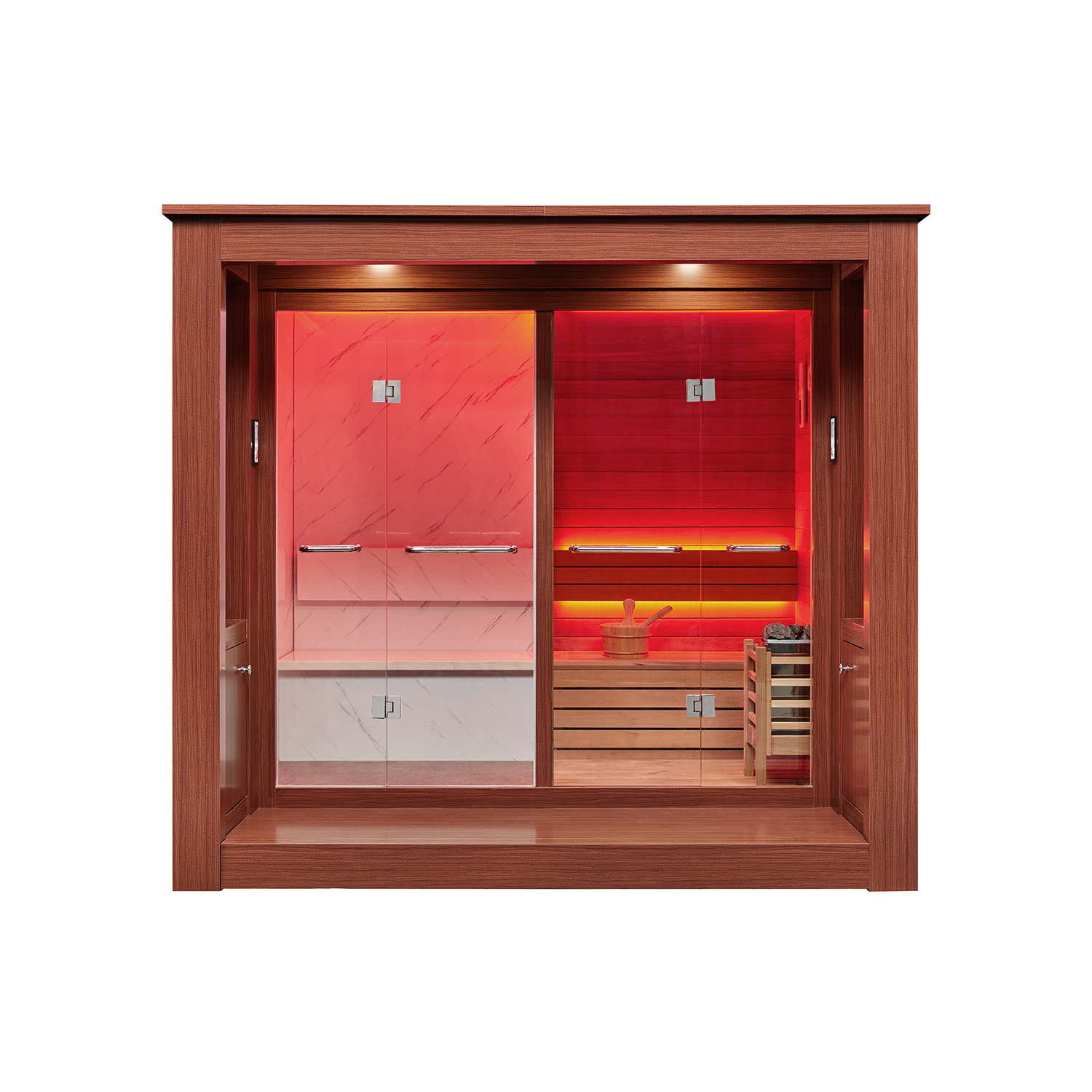 outdoor sauna and steam room in garden WS-2021LT