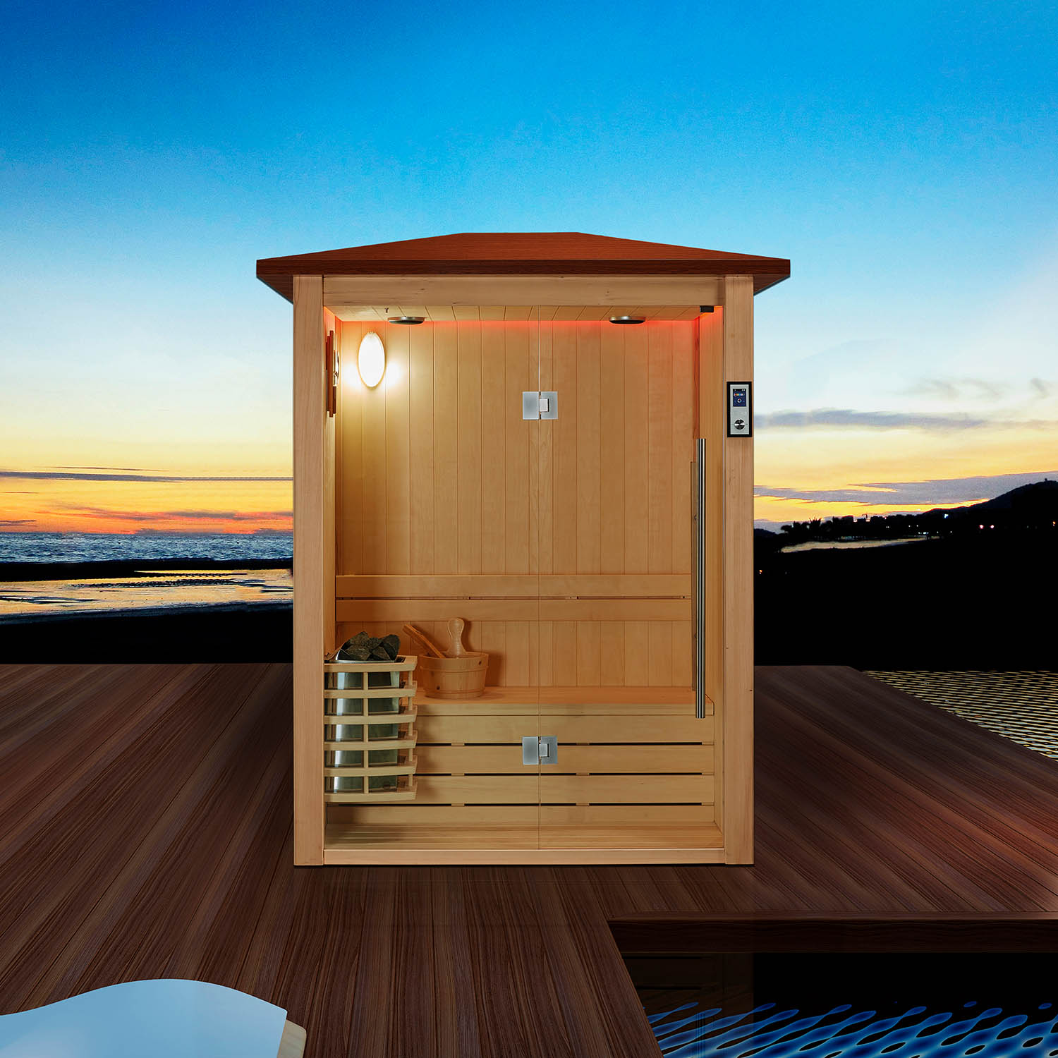 outdoor dry sauna room WS-1818LT