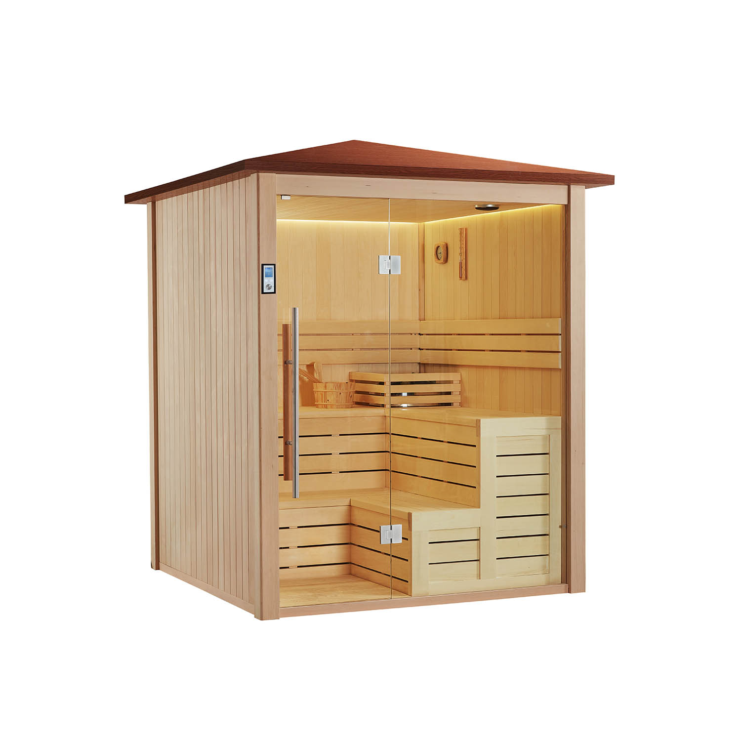 outdoor sauna steam room in garden WS-1817LT