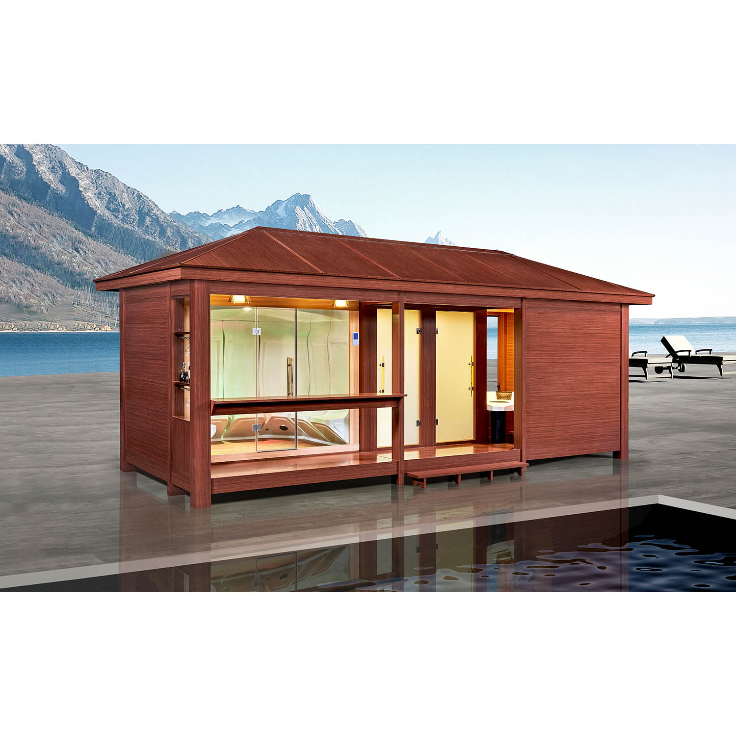 outdoor steam room waterproof gazebo WS-LT13