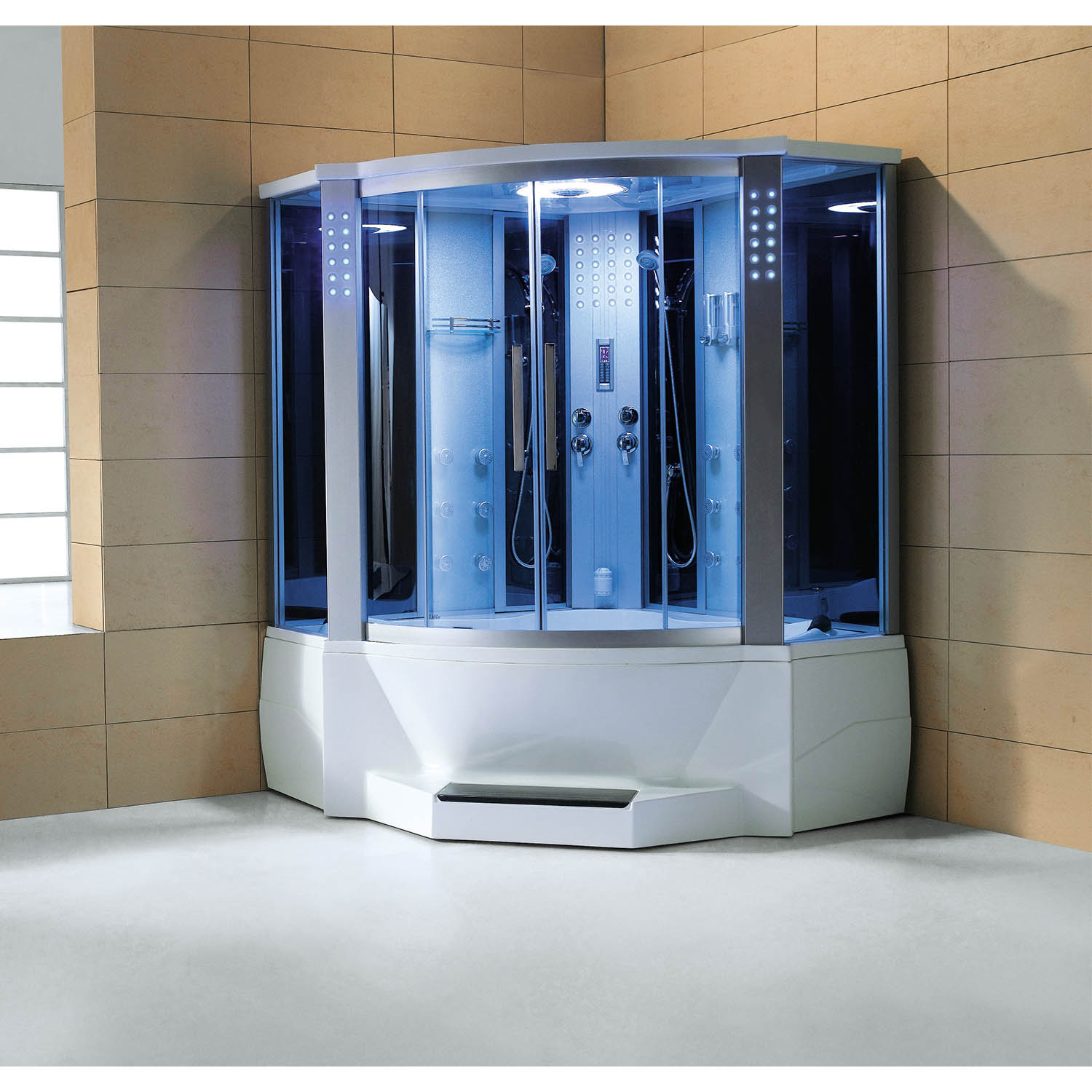 steam bath shower and tub combo cabin WS-701