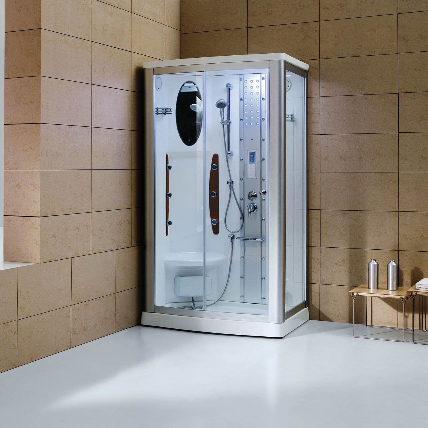wet room steam shower bath cabin WS-802A