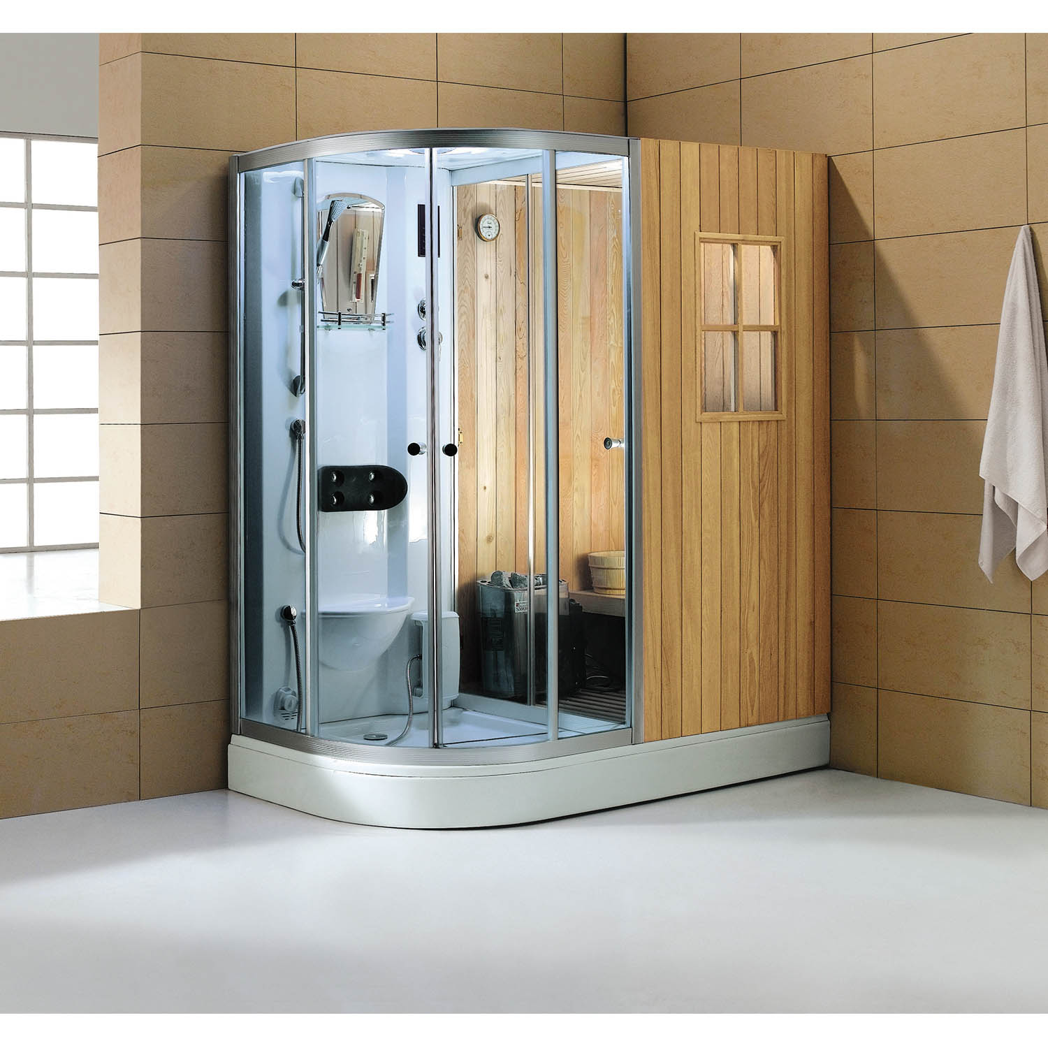 bathroom sauna and shower bath steam room WS-180100