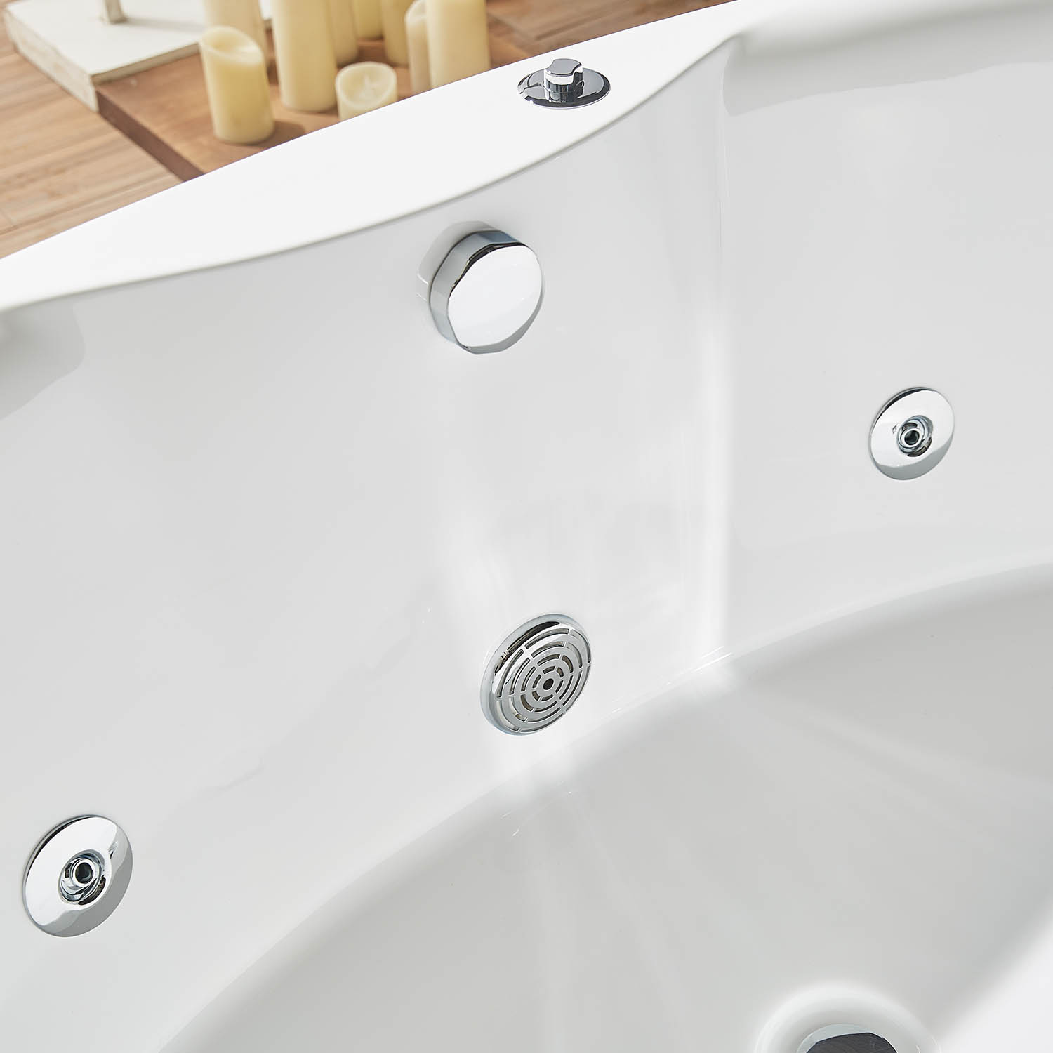 freestanding air massage foot bathtubs WS-EC010