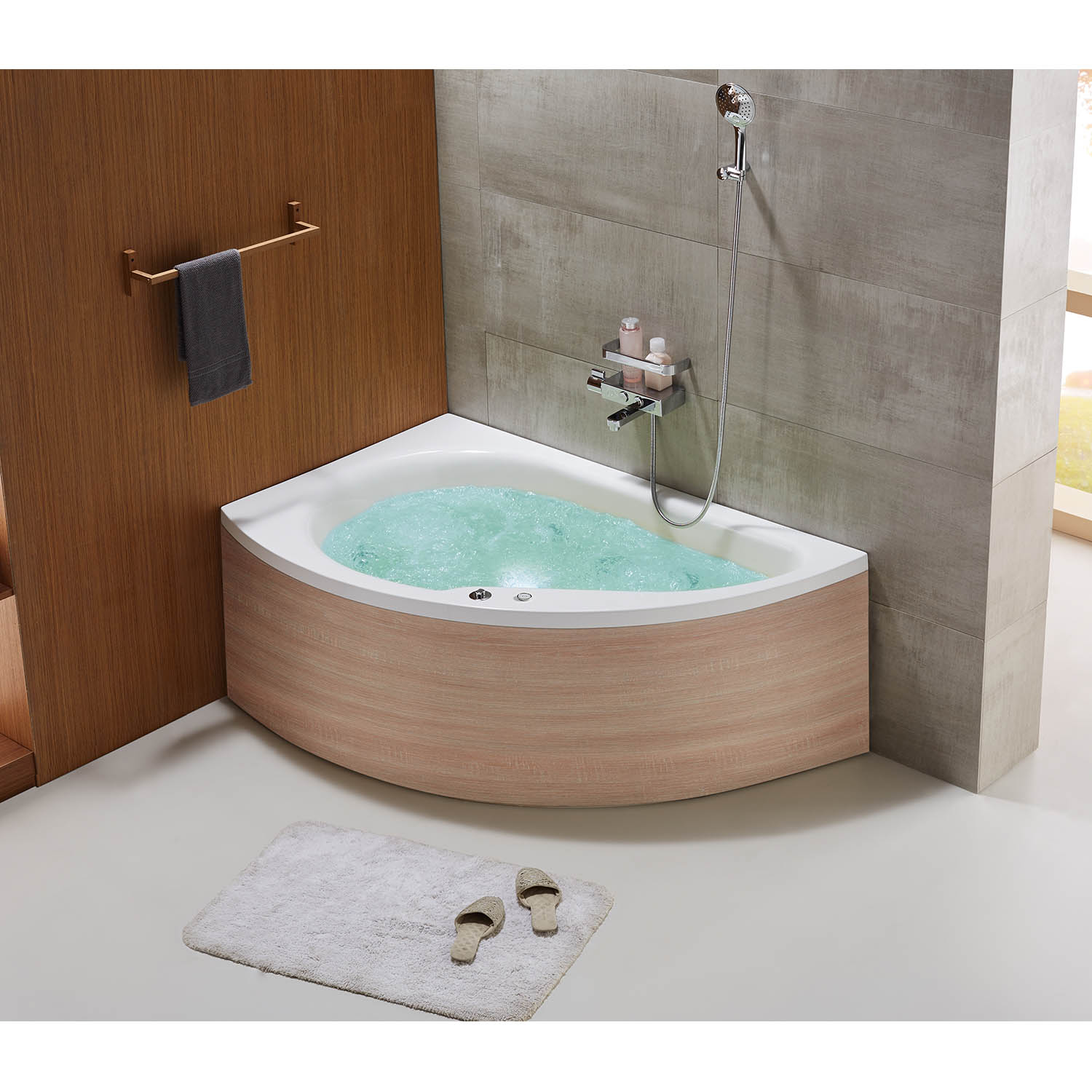 soaker tub with air jets hydromassage bathtub WS-EC005