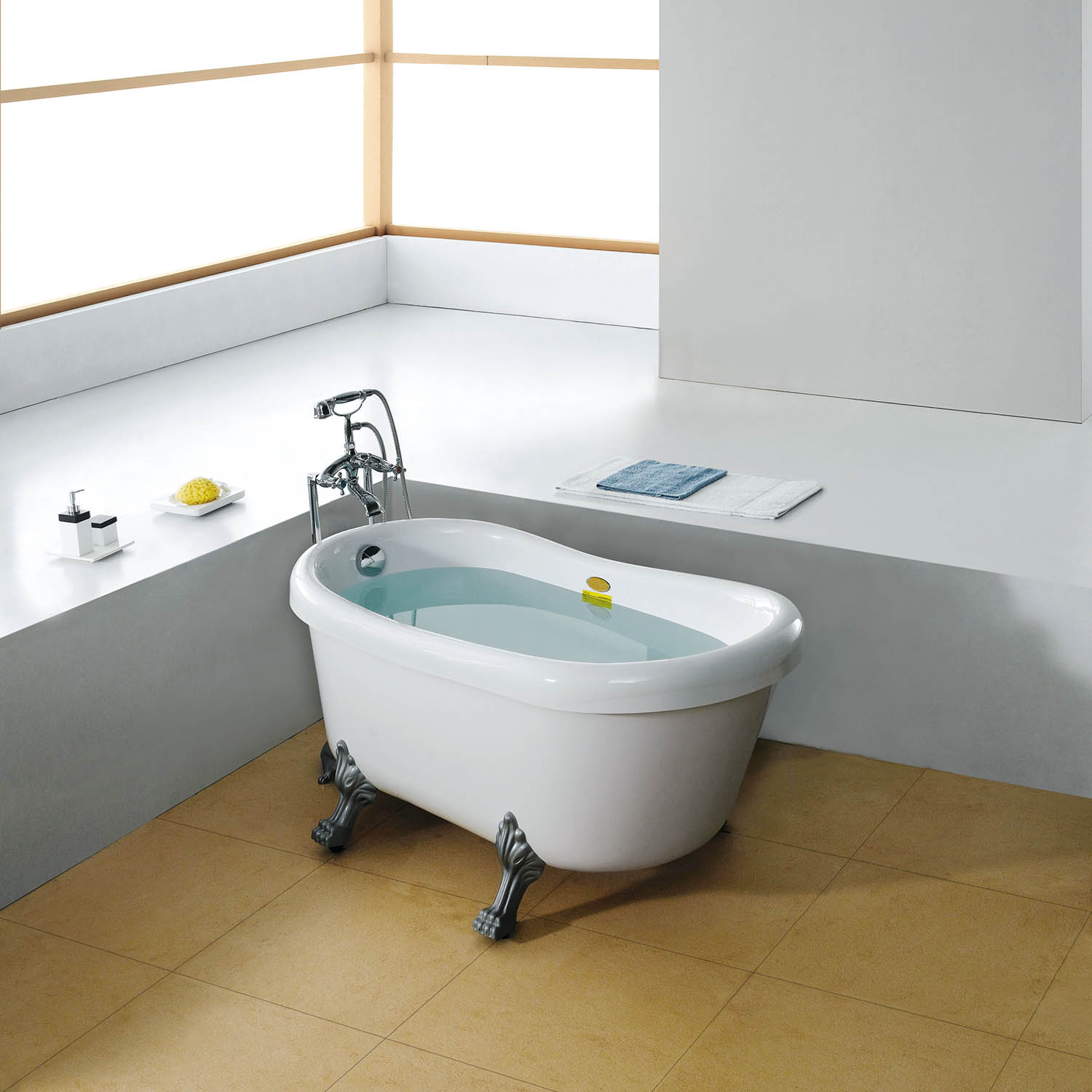 freestanding massage bathtub air jet tub WS-063