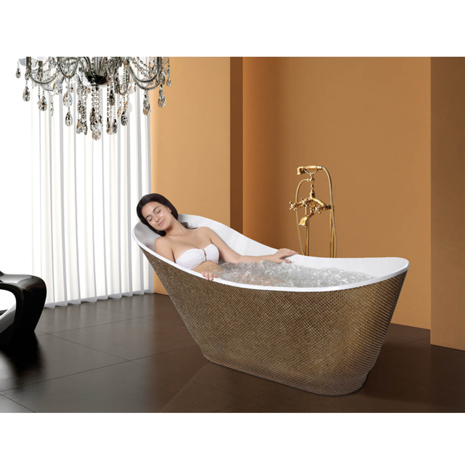 freestanding foot spa tubs with air massage WS-066M