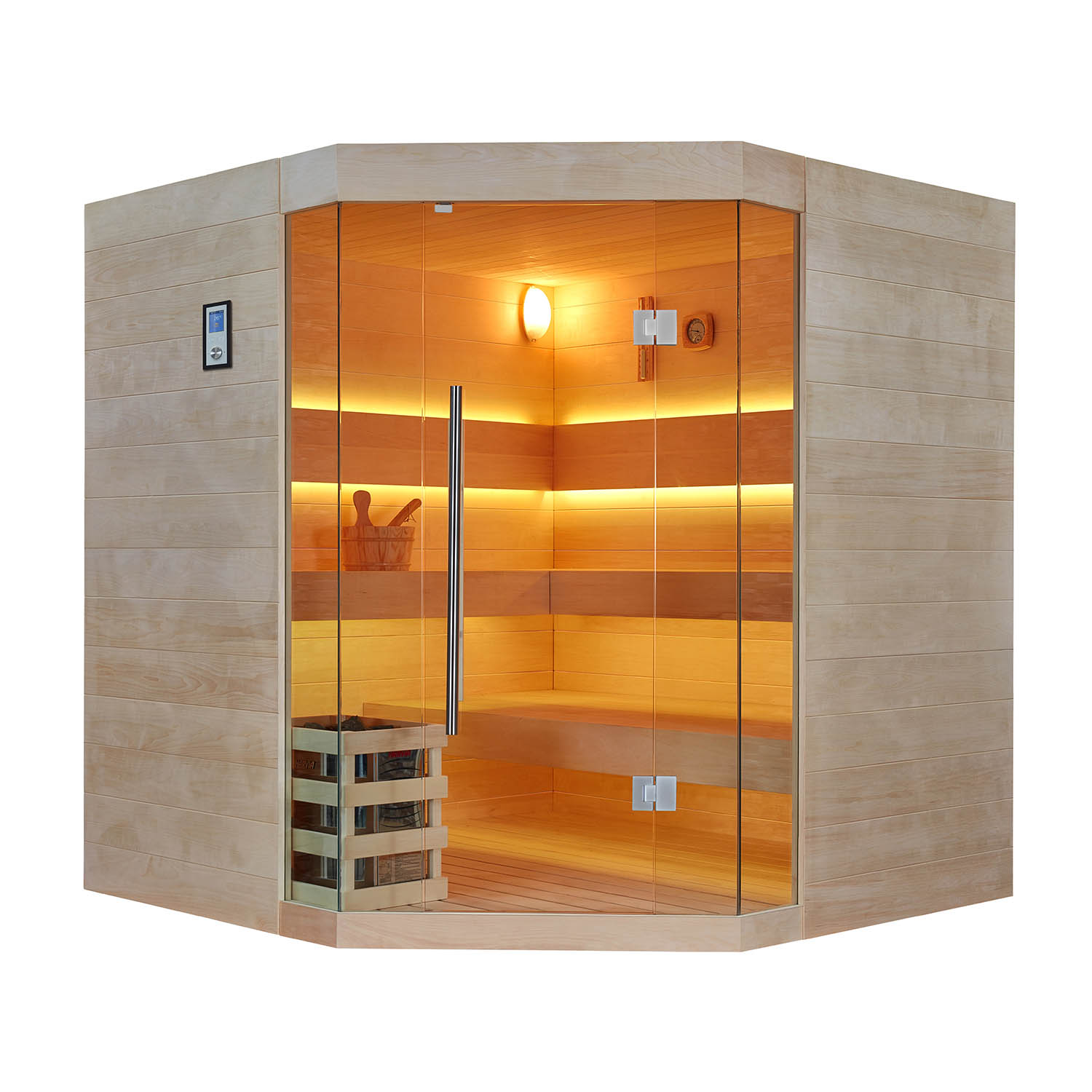 traditional freestanding steam sauna room WS-1902